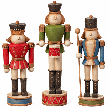 Vintage Wood Nutcrackers