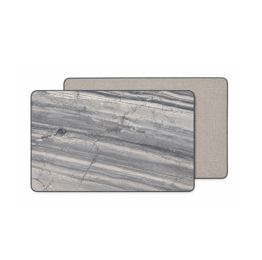 Rectangular Marble Placemat / Victoria Milky | Details Panamá