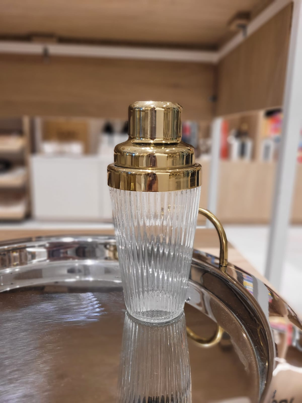 Gold Fluted Shaker
