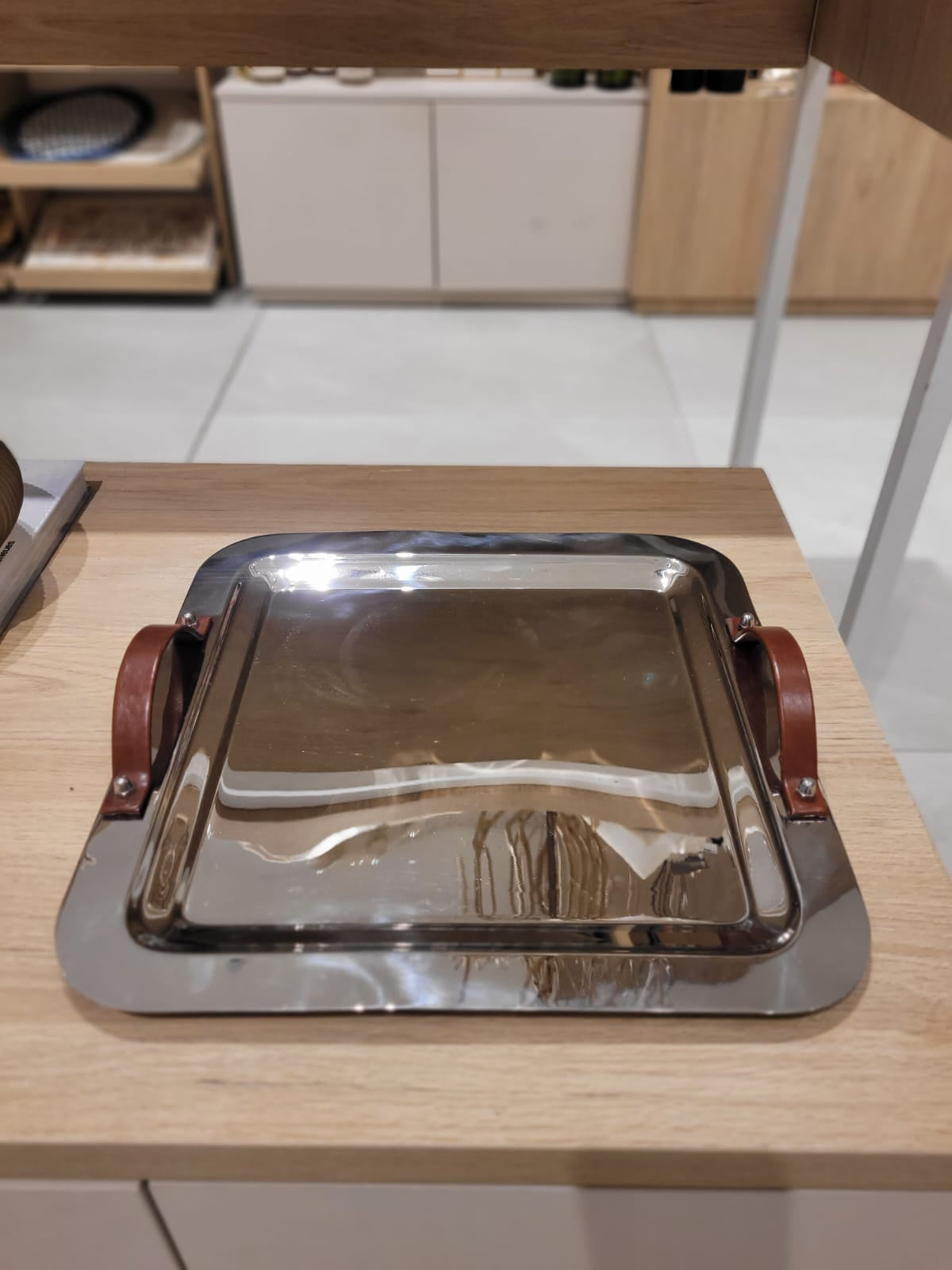 Art Deco Plated Silver Square Tray
