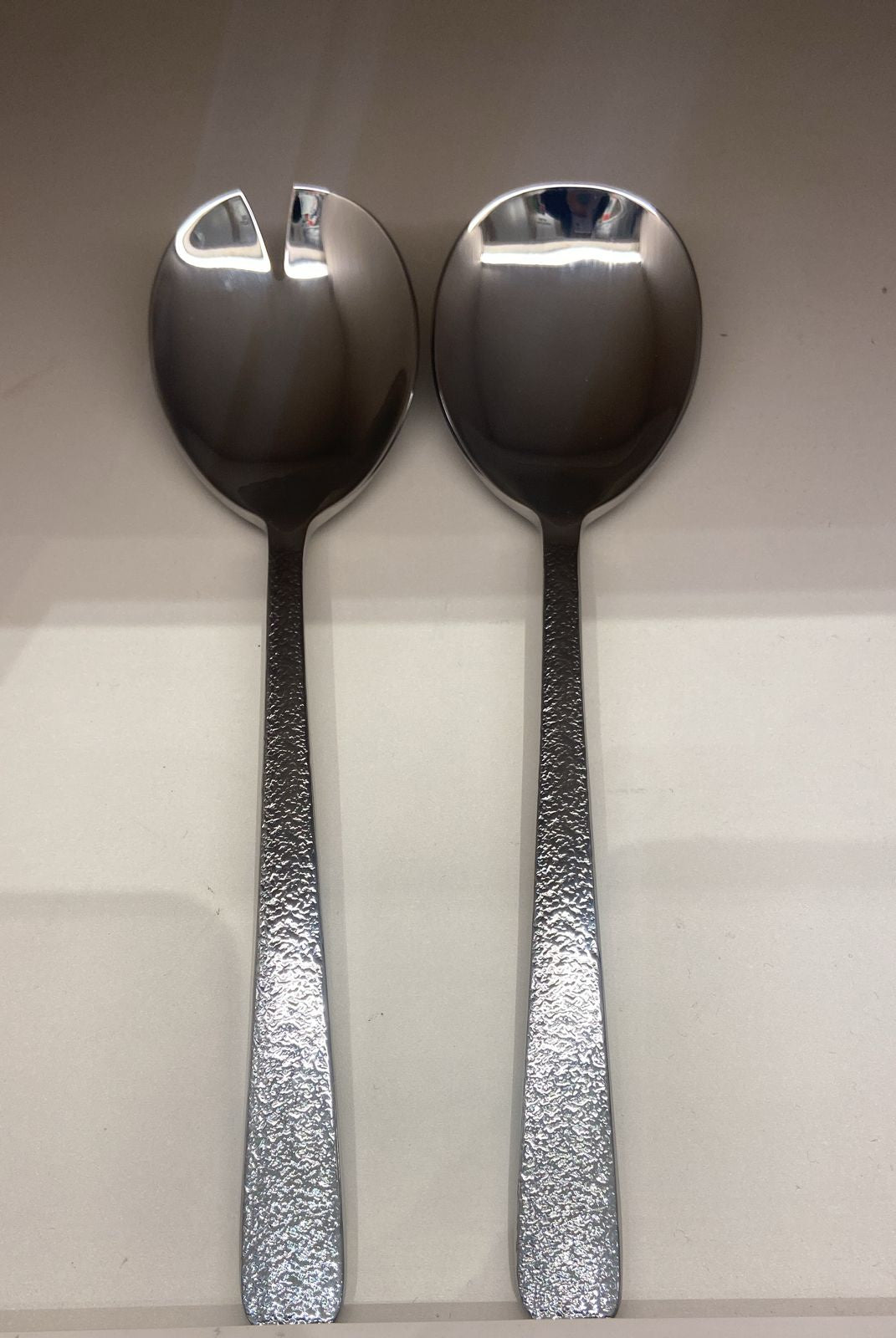 Pebble Beach Silver Salad Servers