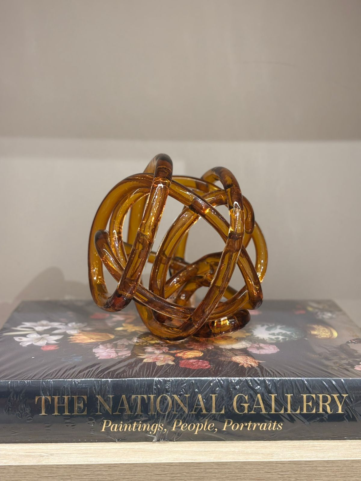 Amber Glass Knot