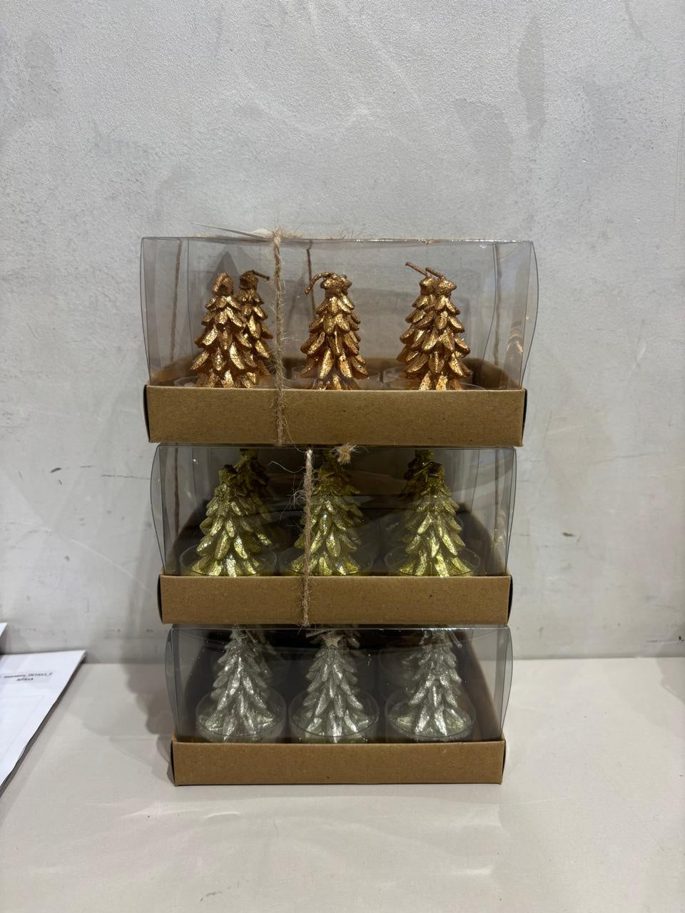 Glitter Metallic Trees