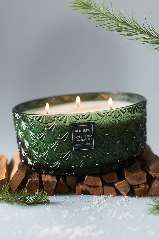 Noble Fir Centerpiece Candle 65 oz | Details Panamá