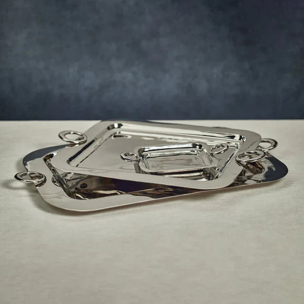 Bacardi Polished Brass Serving Tray | Details Panamá