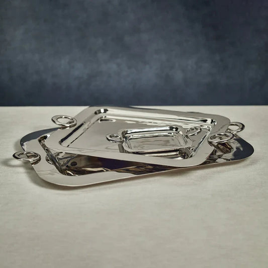 Bacardi Polished Brass Serving Tray | Details Panamá