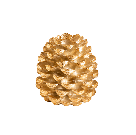 Antique Gold Resin Pillar Candleholders | Details Panamá