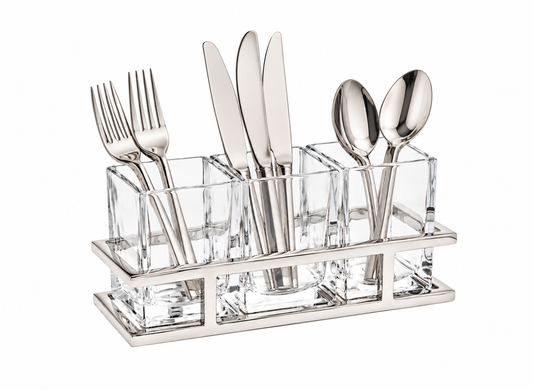 Aspen Flatware Caddy Silver