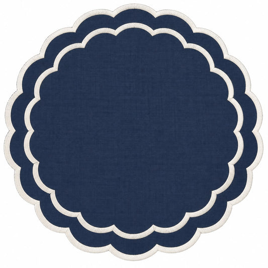 Scalloped Placemats S/4