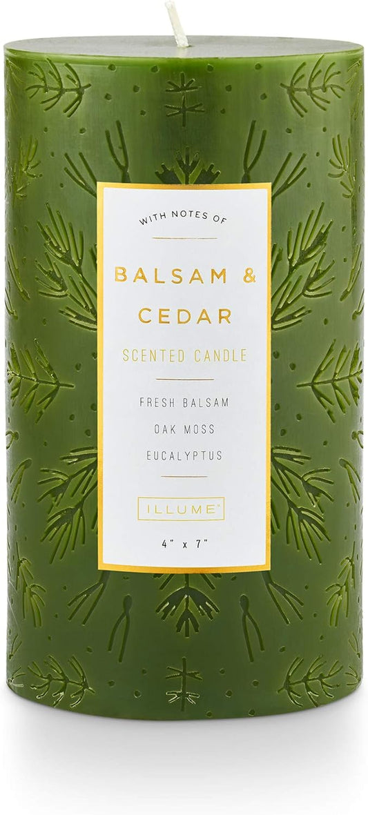 Etched Pillars Candles | Details Panamá