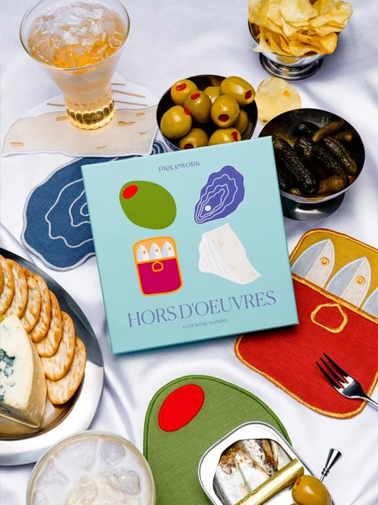 Hors D'oeuvres Cocktail Napkins S/4