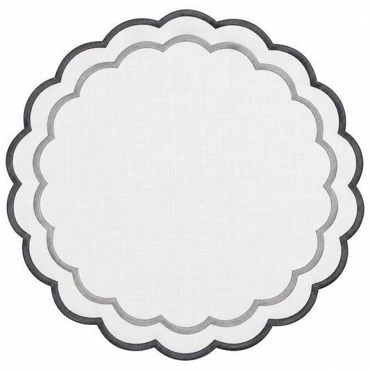 Scalloped Placemats S/4