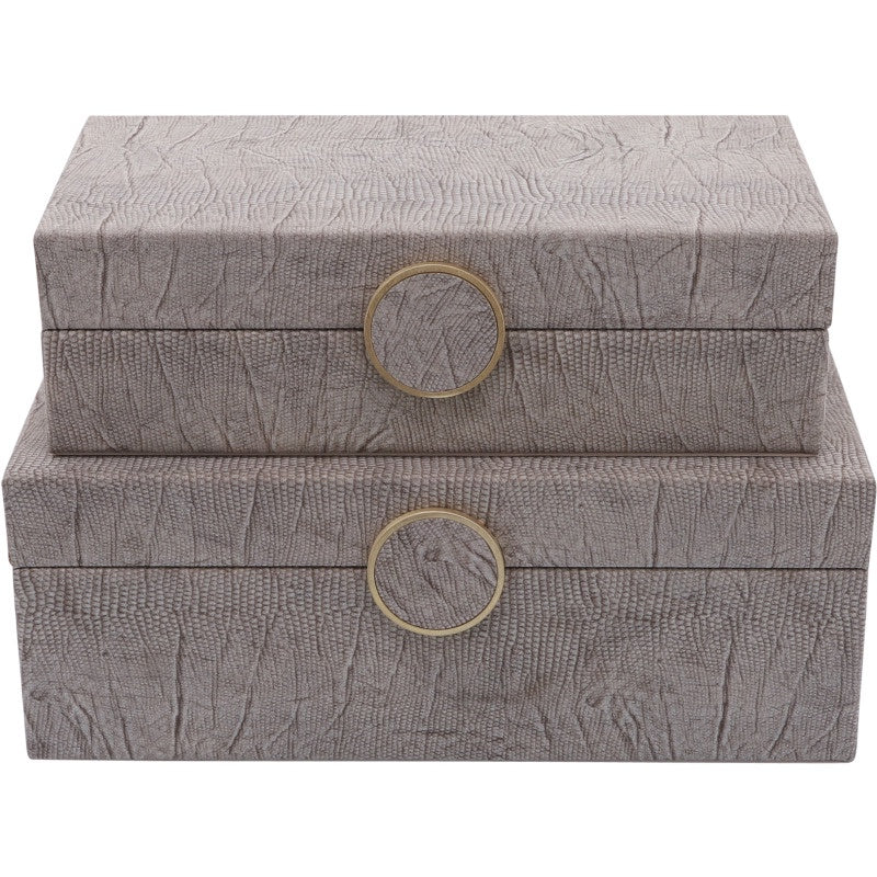 Beige Medallion Box