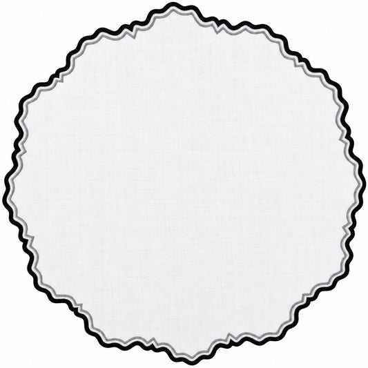 Scalloped Placemats S/4