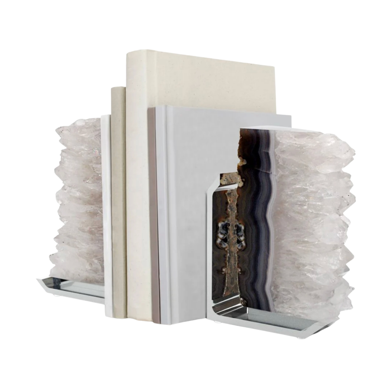 Agate Fim Bookends