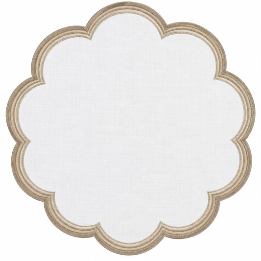 Scalloped Placemats S/4
