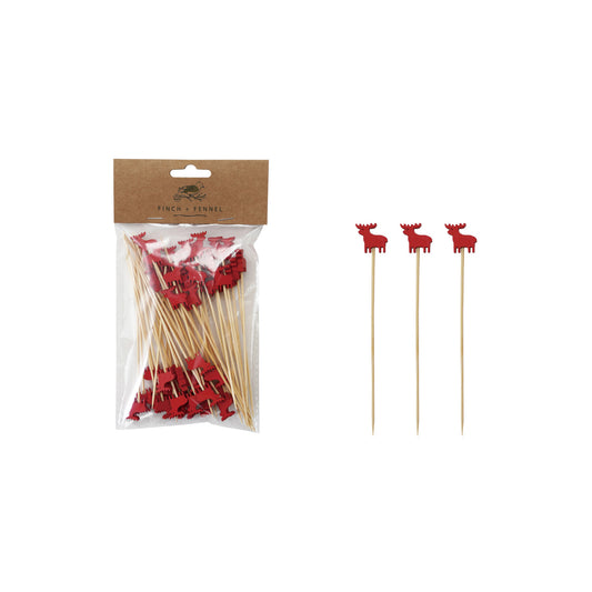 Christmas Shapes Bamboo Skewers | Details Panamá