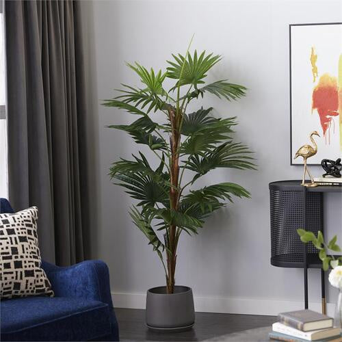 Artificial Livistona Chinensis In Pot