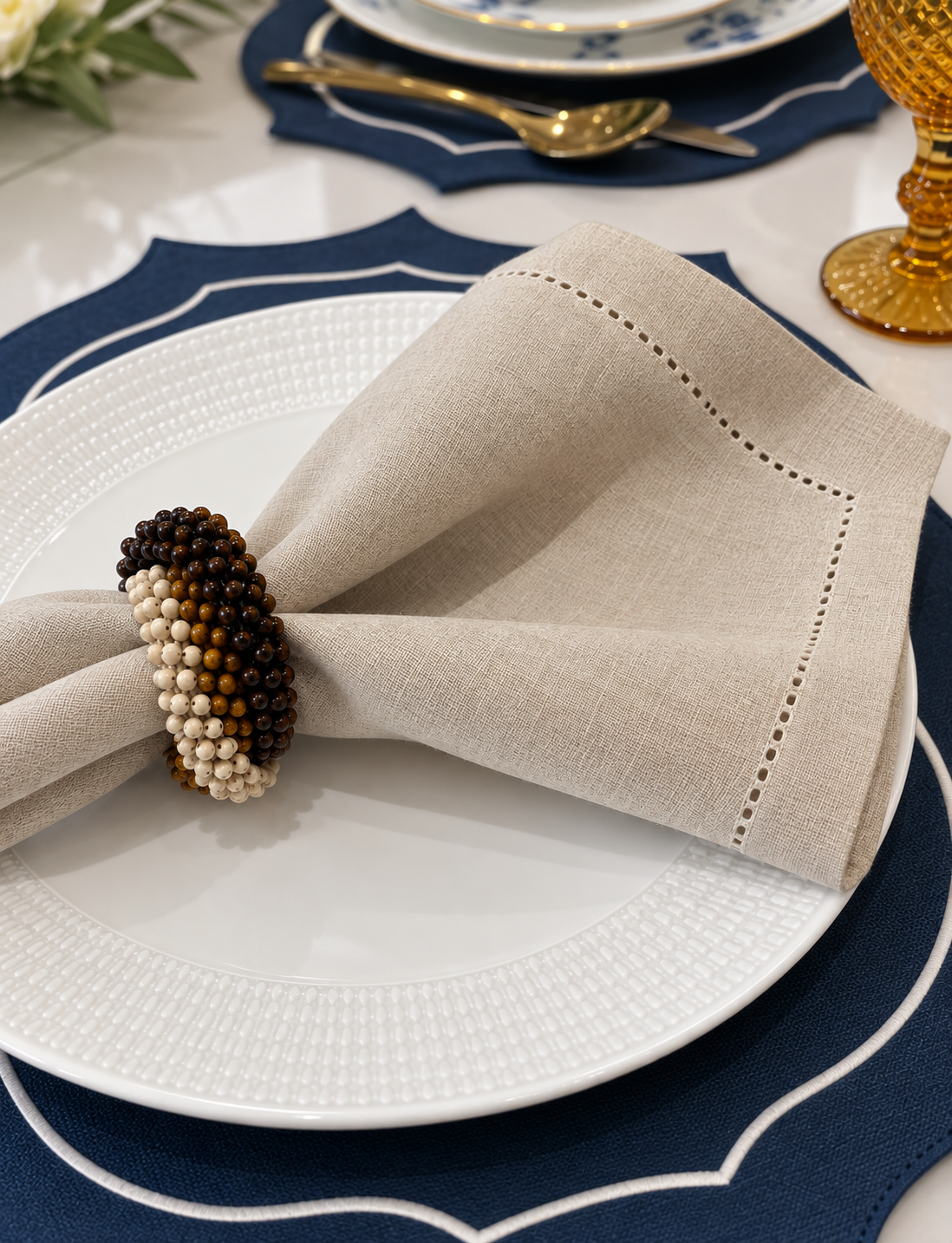 Hemstitch Tablecloths | Details Panamá