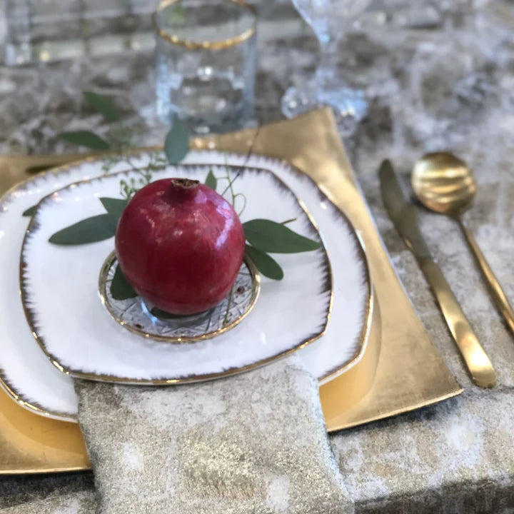 Gold Stone Tablecloths | Details Panamá