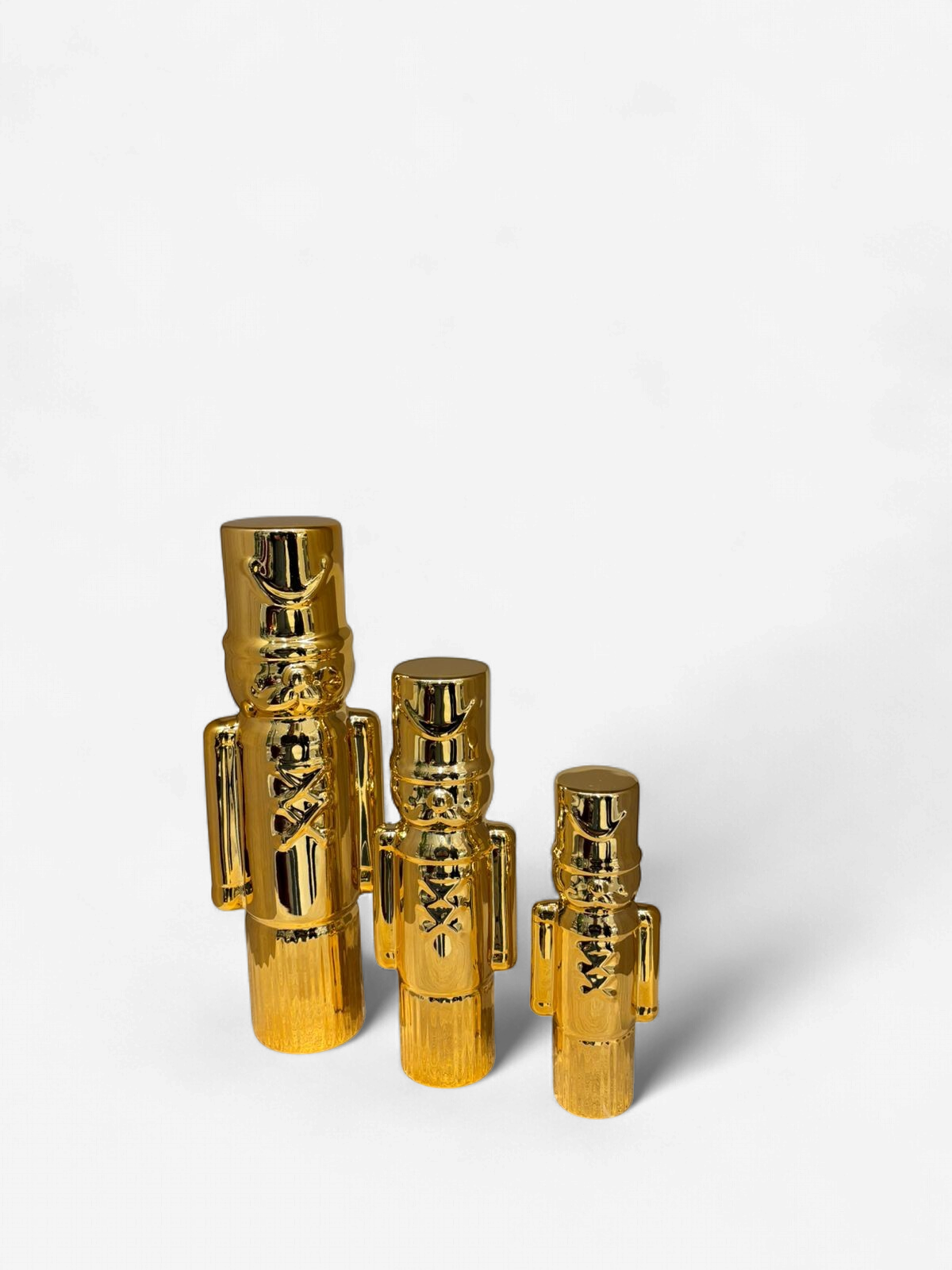 Full Gold Decorative Ceramic Soldiers