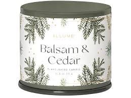 Balsam & Cedar Large Tin Candle