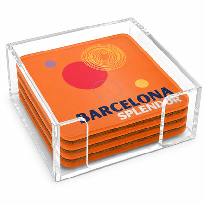 Bon Voyage Acrylic Coasters