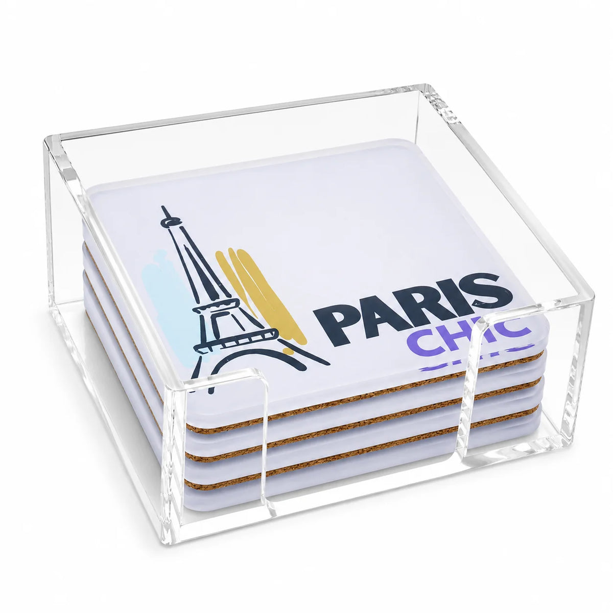 Bon Voyage Acrylic Coasters