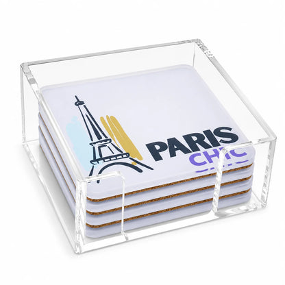 Bon Voyage Acrylic Coasters