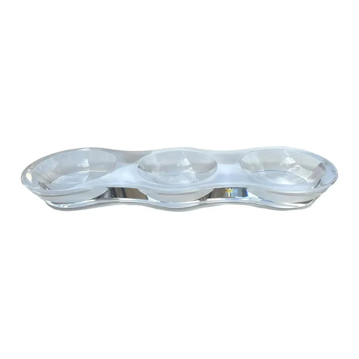 White Modern Acrylic Grazing Bowl | Details Panamá