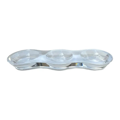 White Modern Acrylic Grazing Bowl | Details Panamá