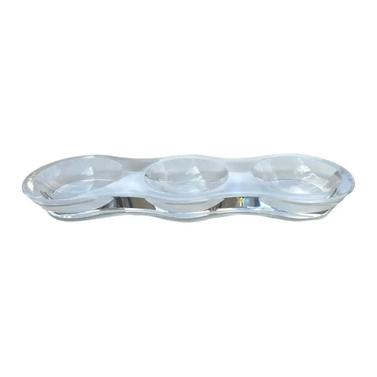 White Modern Acrylic Grazing Bowl | Details Panamá