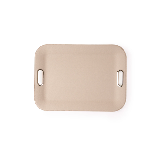 Large Plastic Tray With Metal Handles