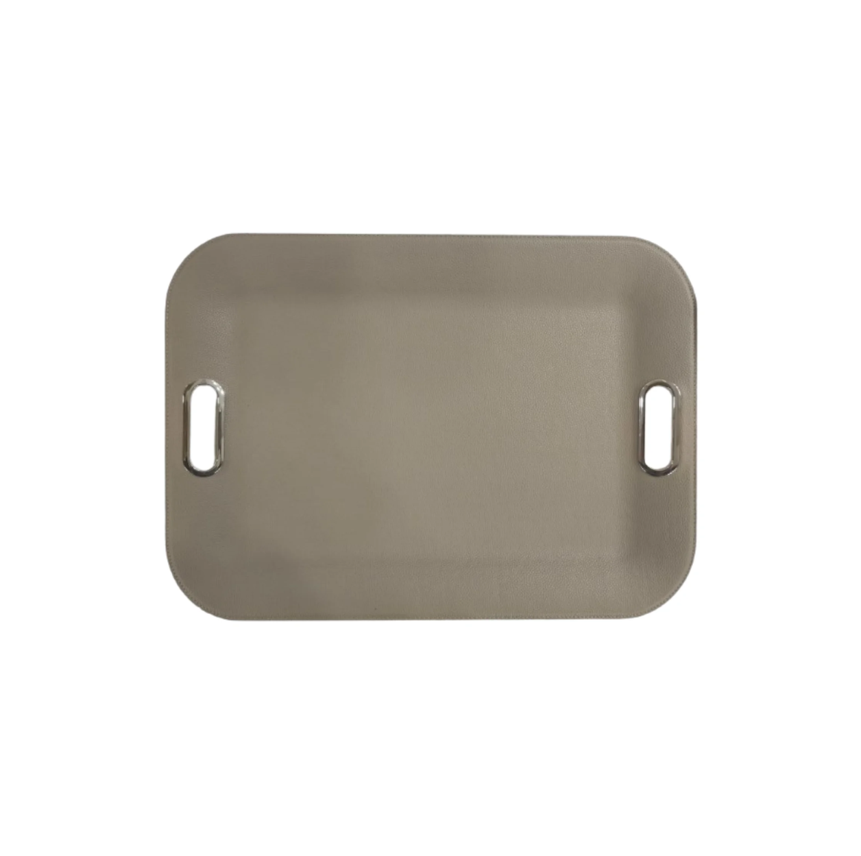 Large Plastic Tray With Metal Handles