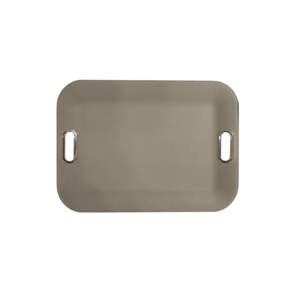 Large Plastic Tray With Metal Handles
