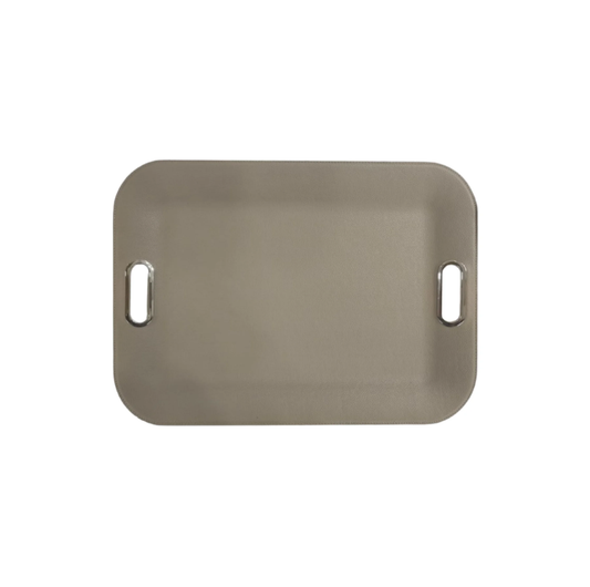 Large Plastic Tray With Metal Handles