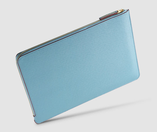 Lightblue/Burgundy Laptop Case