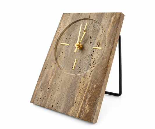 Travertine Table Clocks | Details Panamá