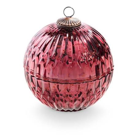 Winter White Mercury Ornament Candle